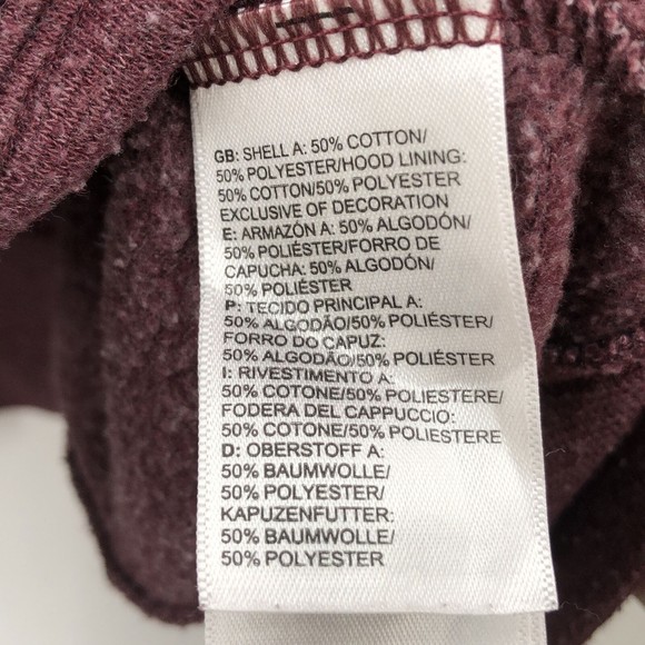 The North Face Womens Purple Drawstring Long Sleeve Pullover Hoodie Size Small - Picture 6 of 8